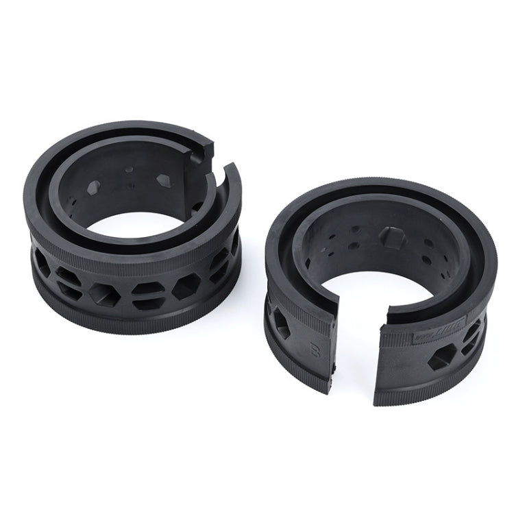 19 Holes Car Universal Buffer Rubber Spring Shock Absorber, Specification: E - Power Cushion by PMC TechLife | Online Shopping South Africa | PMC TechLife