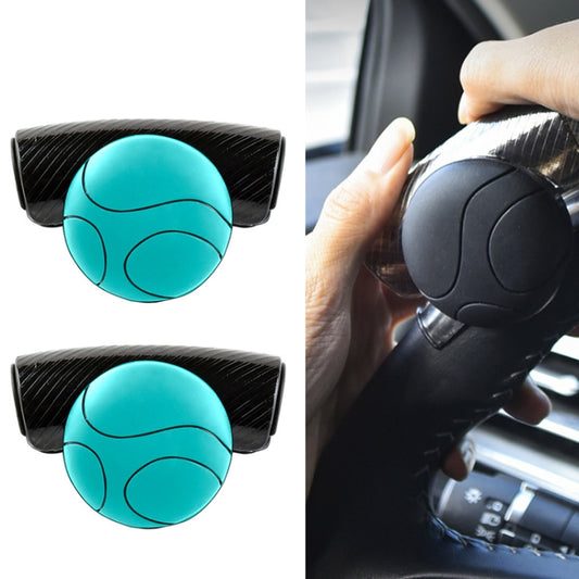 2PCS Automotive Silicone Bearing Steering Wheel Booster(Blue) - Steering Wheel Accessories by PMC Jewellery | Online Shopping South Africa | PMC Jewellery | Buy Now Pay Later Mobicred