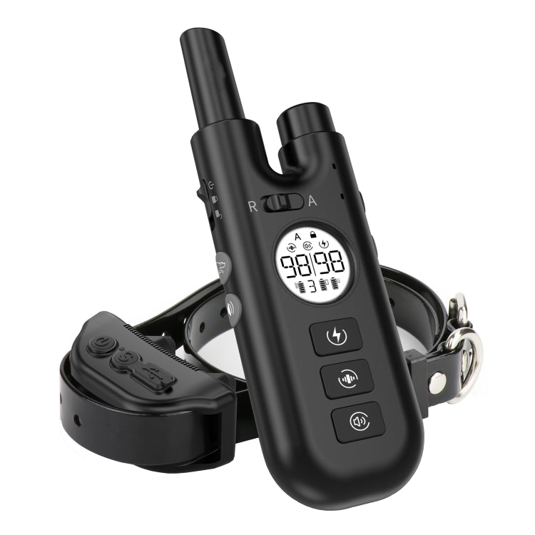 Intelligent Remote Control Dog Trainer Automatic Barking Stop Collar(Black) - Training Aids by PMC Jewellery | Online Shopping South Africa | PMC Jewellery