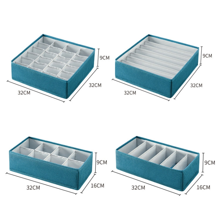 Foldable Drawer Clothes Storage Box, Spec: 8 Grids (Gray) - Storage Boxes by PMC TechLife | Online Shopping South Africa | PMC TechLife