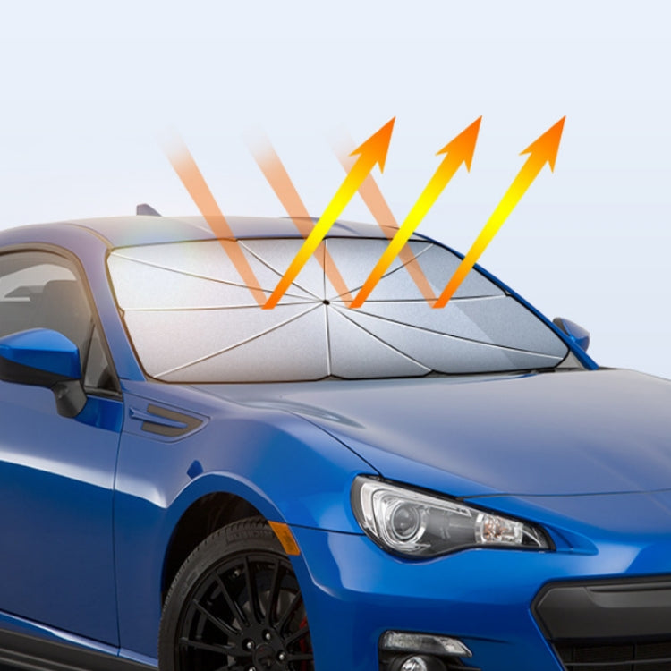 Car Windshield Telescopic Folding Thermal Insulation Parasol, Size: Silver Coated Small - Window Foils & Solar Protection by PMC TechLife | Online Shopping South Africa | PMC TechLife | Buy Now Pay Later Mobicred