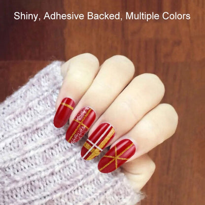 Sticky Shiny Nail Art Decorative Coil With Adhesive, Specification: Gold Silver Line 1mm 20 Color - Nail Stickers by PMC Jewellery | Online Shopping South Africa | PMC Jewellery | Buy Now Pay Later Mobicred