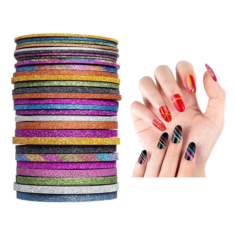 Sticky Shiny Nail Art Decorative Coil With Adhesive, Specification: Matte 3mm 10 Color - Nail Stickers by PMC Jewellery | Online Shopping South Africa | PMC Jewellery | Buy Now Pay Later Mobicred