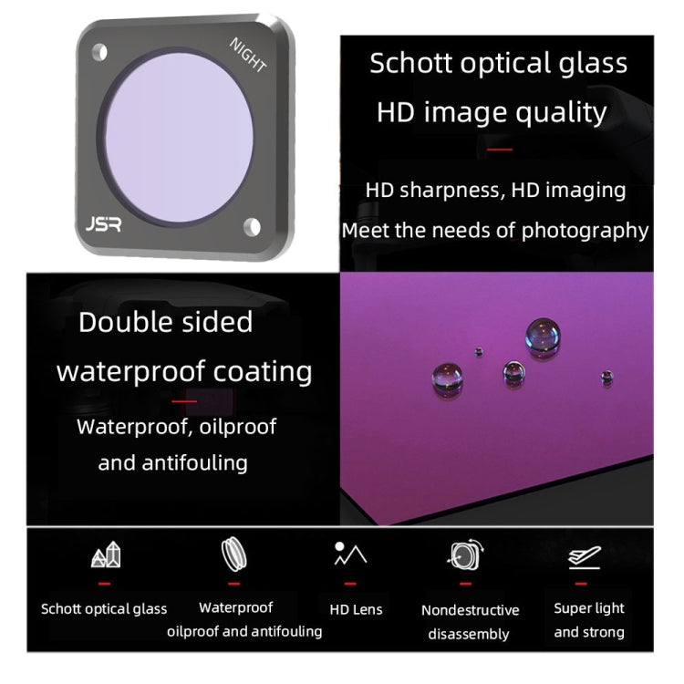 JUNESTAR Action Camera Filters For DJI Action 2,Style:  ND32PL - Lens Filter by JUNESTAR | Online Shopping South Africa | PMC TechLife | Buy Now Pay Later Mobicred