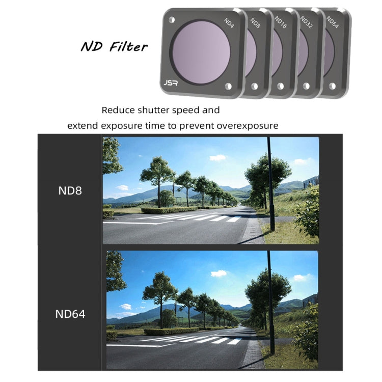 JUNESTAR Action Camera Filters For DJI Action 2,Style: CS-6IN1 - Lens Filter by JUNESTAR | Online Shopping South Africa | PMC TechLife | Buy Now Pay Later Mobicred