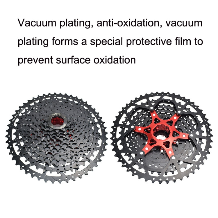 VG Sports Split Mountain Bike Lightweight Cassette Flywheel, Style: 11 Speed 46T (Black) - Bicycle Chains & Rounds by VG Sports | Online Shopping South Africa | PMC Jewellery | Buy Now Pay Later Mobicred