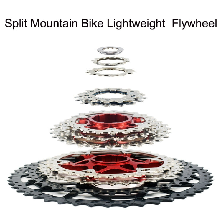 VG Sports Split Mountain Bike Lightweight Cassette Flywheel, Style: 11 Speed 46T (Black) - Bicycle Chains & Rounds by VG Sports | Online Shopping South Africa | PMC Jewellery | Buy Now Pay Later Mobicred