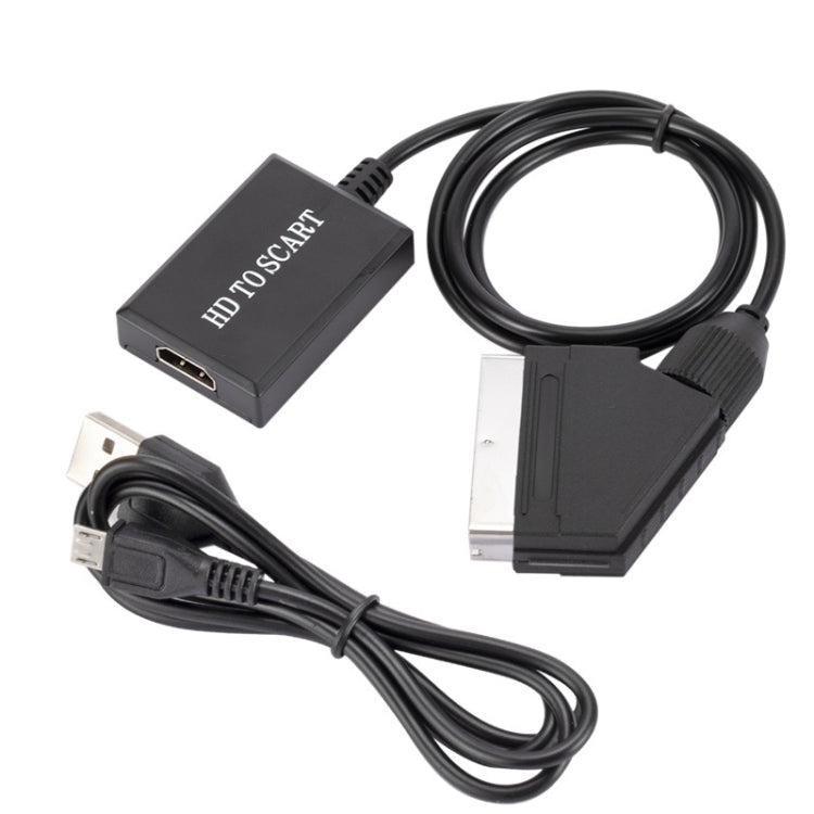 HDMI To Scart Converter 1080p HD Video Adapter - Converter by PMC Jewellery | Online Shopping South Africa | PMC Jewellery