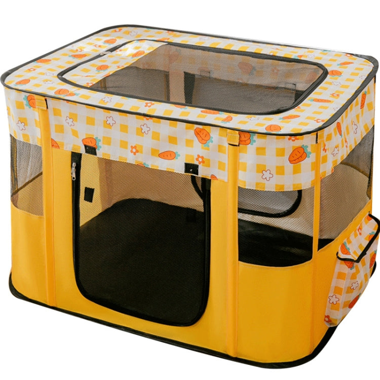 Rectangular Foldable Pet Fence Dog and Cat Litter Pet Delivery Room M(Blue Panda) - Beds by PMC TechLife | Online Shopping South Africa | PMC TechLife | Buy Now Pay Later Mobicred