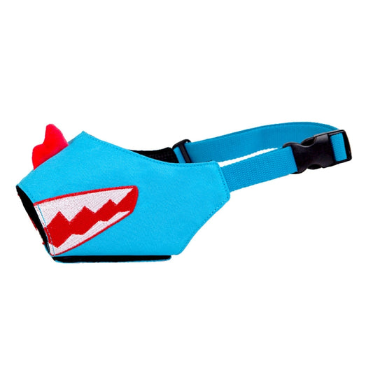 Cartoon Dog Mouth Cover Anti-Bite Nylon Dog Mask, Size: XL(Blue) - Mouth Cover by PMC Jewellery | Online Shopping South Africa | PMC Jewellery | Buy Now Pay Later Mobicred