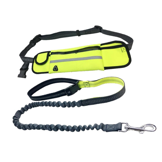 Pet Run Traction Rope Portable Waist Bag(Green) - Leashes & Chest Strap by PMC Jewellery | Online Shopping South Africa | PMC Jewellery | Buy Now Pay Later Mobicred