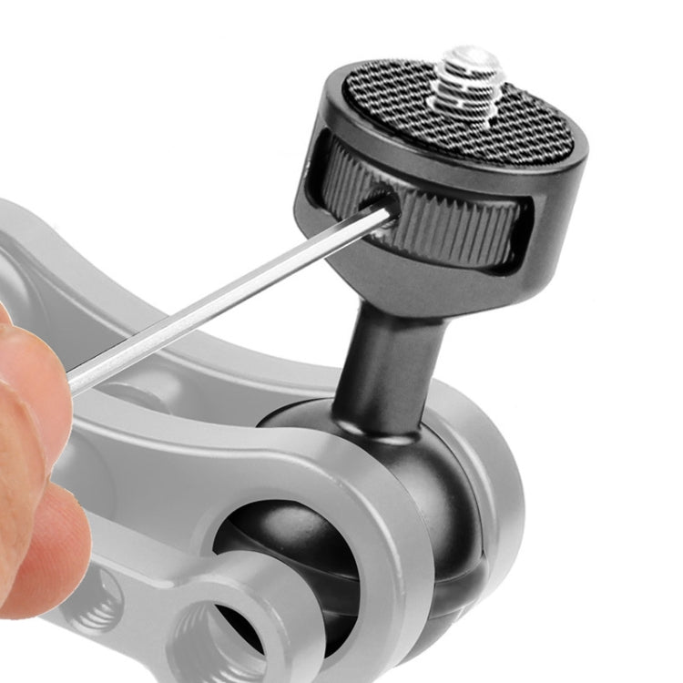 2.5cm Ball Head Clip for Action Camera Underwater Video Camera Light Diving Joint(Black) - Connection Mount by PMC TechLife | Online Shopping South Africa | PMC TechLife | Buy Now Pay Later Mobicred