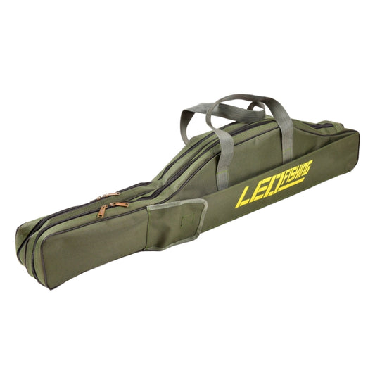 LEO 27746 Folding Fishing Rod Bag Long Fishing Gear Soft Bag, Length: 1m Army Green - Storage Boxes & Storage Bags by LEO | Online Shopping South Africa | PMC Jewellery | Buy Now Pay Later Mobicred