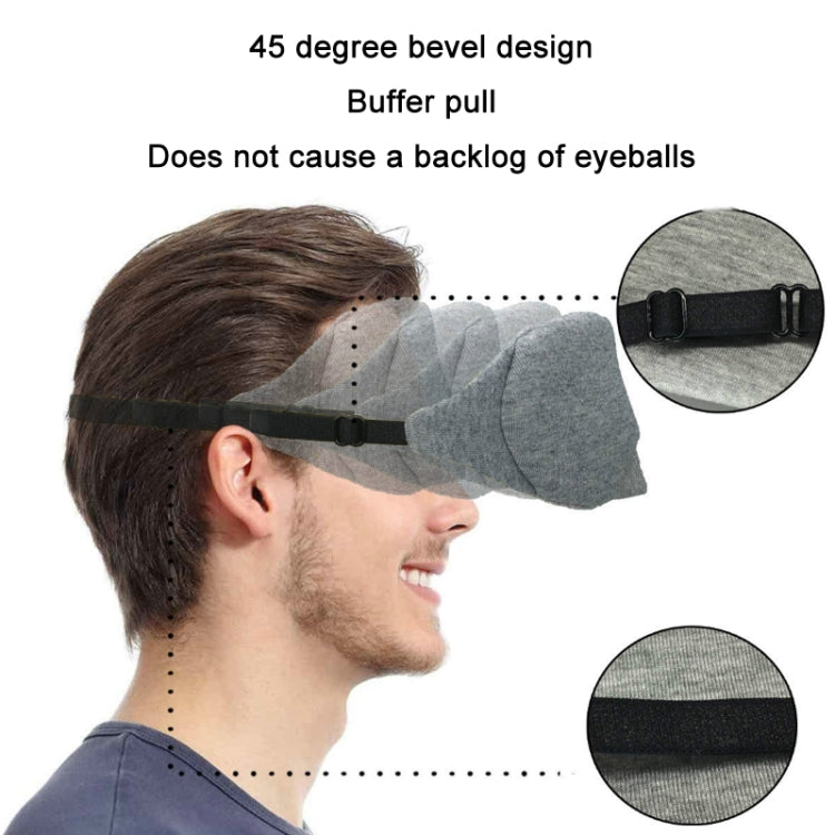 Wire Nose Adjustable Breathable Sleeping Eye Mask(Black) - Eye Masks by PMC TechLife | Online Shopping South Africa | PMC TechLife