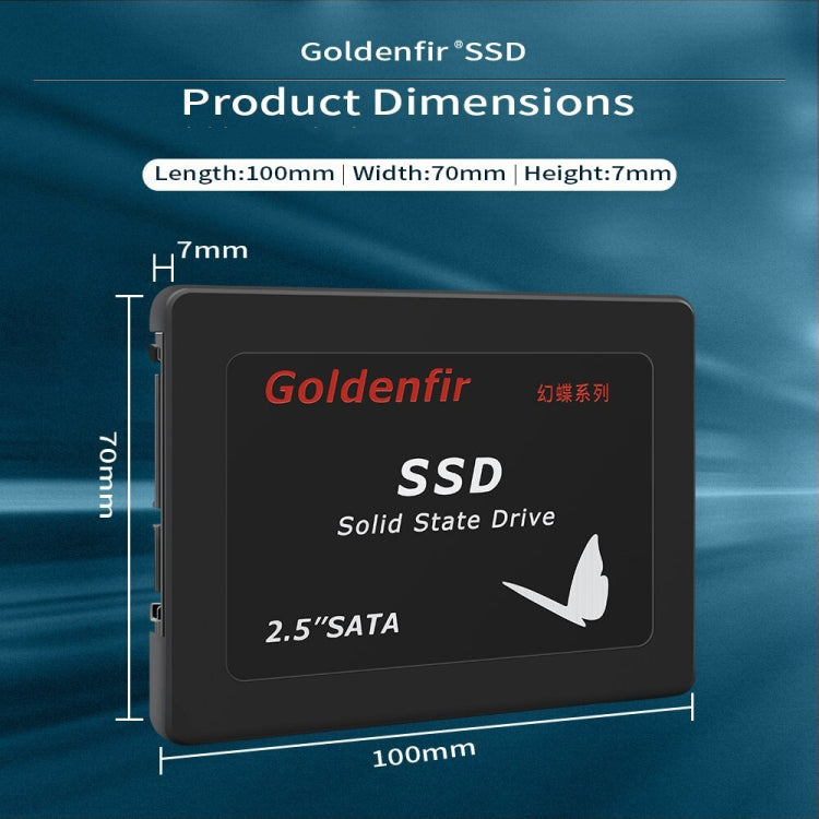 Goldenfir T650 Computer Solid State Drive, Flash Architecture: TLC, Capacity: 120GB - External Solid State Drives by Goldenfir | Online Shopping South Africa | PMC Jewellery | Buy Now Pay Later Mobicred