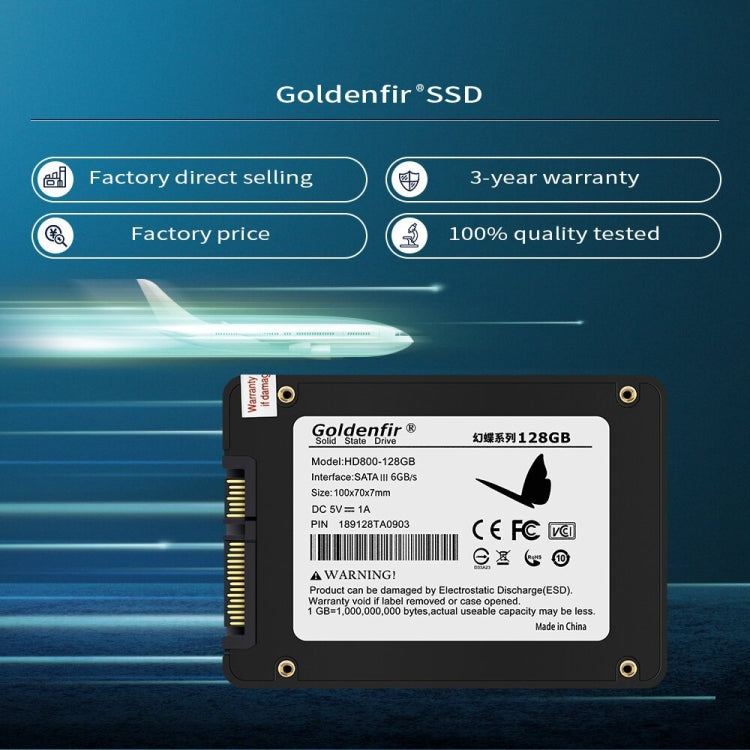 Goldenfir T650 Computer Solid State Drive, Flash Architecture: TLC, Capacity: 120GB - External Solid State Drives by Goldenfir | Online Shopping South Africa | PMC Jewellery | Buy Now Pay Later Mobicred