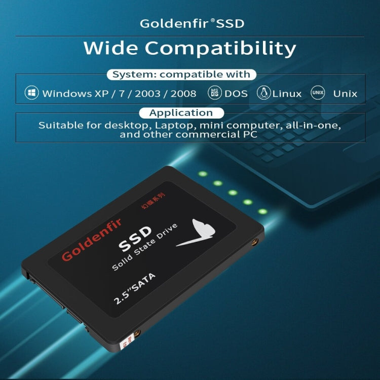 Goldenfir T650 Computer Solid State Drive, Flash Architecture: TLC, Capacity: 1TB - External Solid State Drives by Goldenfir | Online Shopping South Africa | PMC Jewellery | Buy Now Pay Later Mobicred