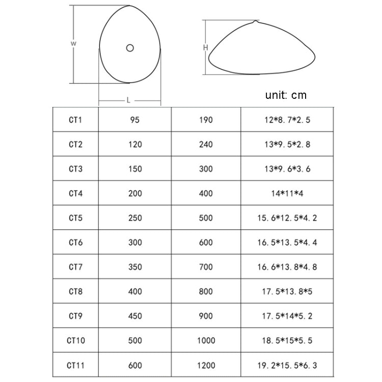 Postoperative Rehabilitation Drop-Shaped Silicone Fake Breast, Size: CT2 120g(Skin Color) - Fake Breasts by PMC Jewellery | Online Shopping South Africa | PMC Jewellery