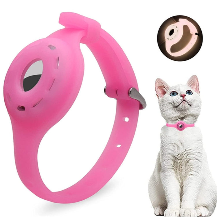 Pet Luminous Collar Locator Cover for Airtag, Specification: L(Luminous Pink) - Pet Series by PMc TechLife | Online Shopping South Africa | PMc TechLife | Buy Now Pay Later Mobicred