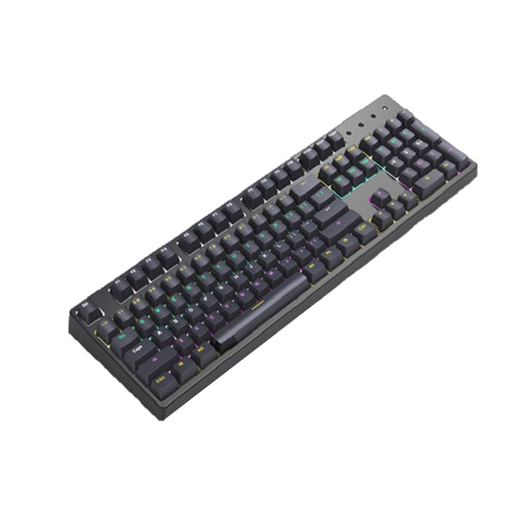 Bluetooth Wired 104-key Two-color Translucent Keycap Mechanical Keyboard(Black) - Wired Keyboard by PMC Jewellery | Online Shopping South Africa | PMC Jewellery | Buy Now Pay Later Mobicred