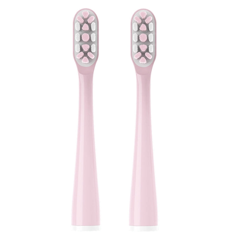 2 PCS Achor Free Tufting Electric Toothbrush Head for Usmile(Pink) - Replacement Brush Heads by PMC TechLife | Online Shopping South Africa | PMC TechLife | Buy Now Pay Later Mobicred