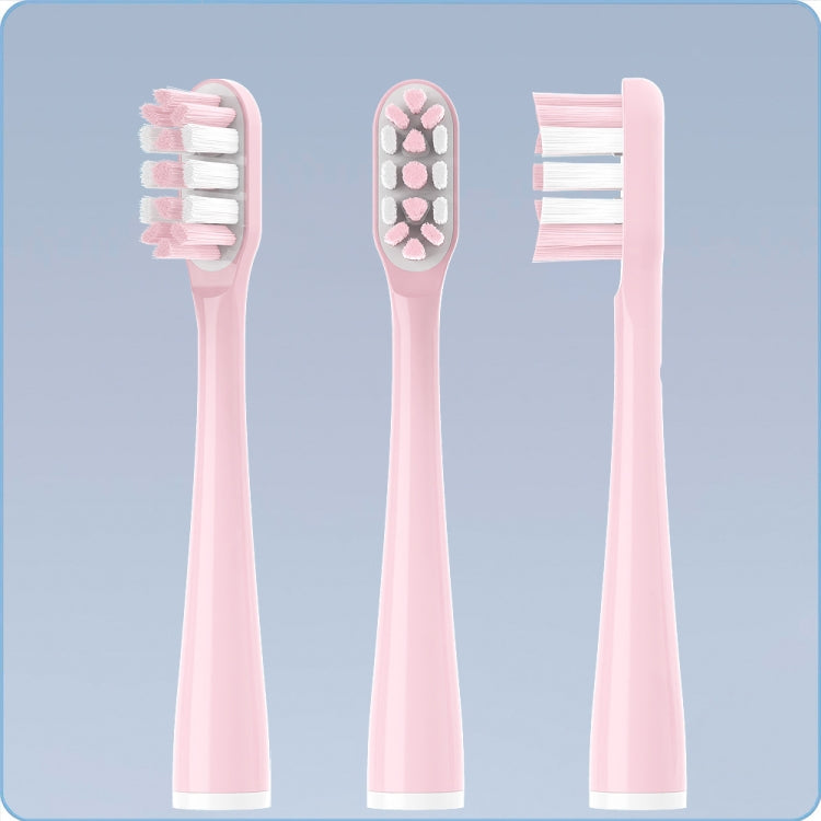 2 PCS Achor Free Tufting Electric Toothbrush Head for Usmile(Pink) - Replacement Brush Heads by PMC TechLife | Online Shopping South Africa | PMC TechLife | Buy Now Pay Later Mobicred