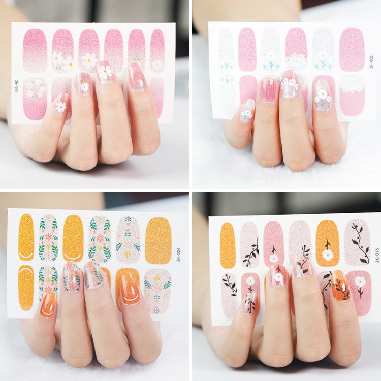 10 PCS 3D Hot Stamping Waterproof Nail Art Sticker(Z/A093) - Nail Stickers by PMC Jewellery | Online Shopping South Africa | PMC Jewellery | Buy Now Pay Later Mobicred