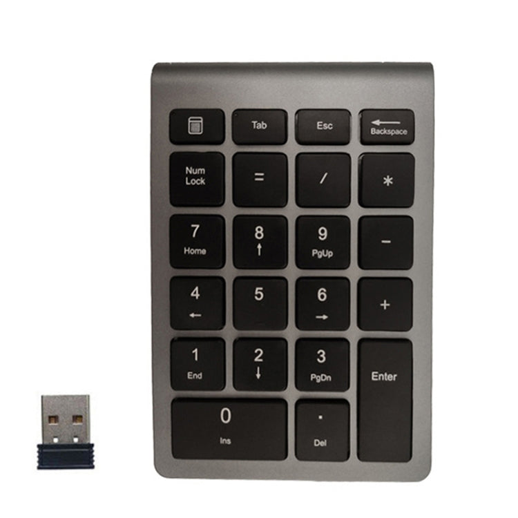 BT304 22 Keys Laptop Mini Wireless Keyboard, Spec: 2.4G (Gray) - Wireless Keyboard by PMC Jewellery | Online Shopping South Africa | PMC Jewellery | Buy Now Pay Later Mobicred