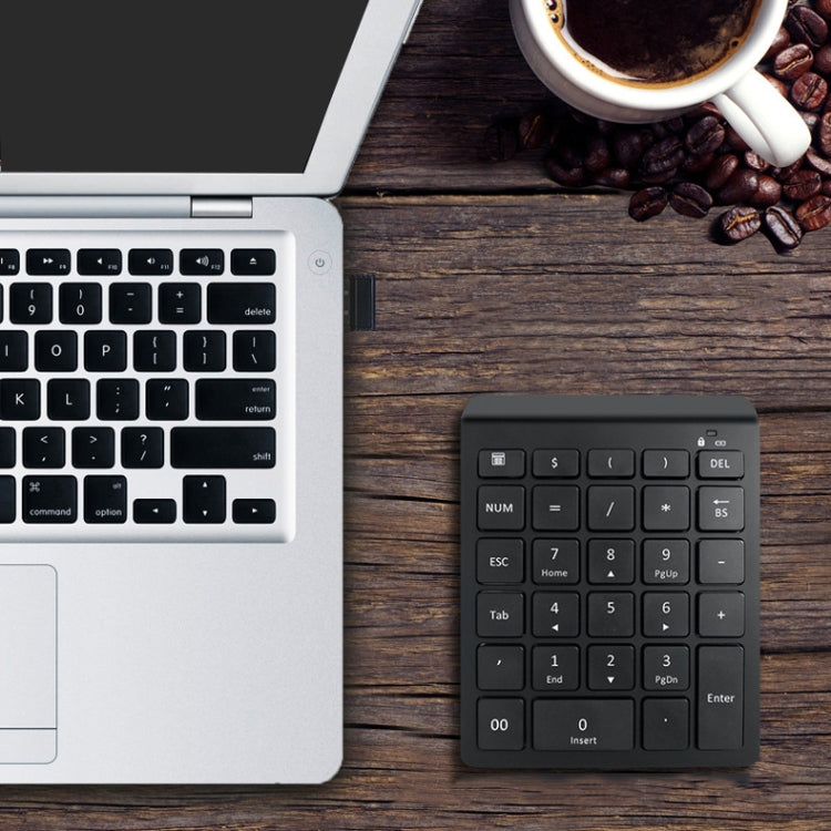 BT302 28 Keys Laptop Mini Wireless Keyboard, Spec: Bluetooth (Black) - free shipping - PMC Jewellery - Order now!