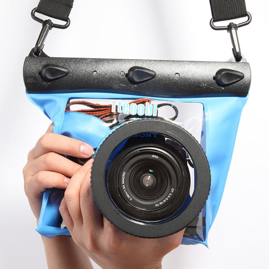 Tteoobl  20m Underwater Diving Camera Housing Case Pouch  Camera Waterproof Dry Bag, Size: M(Blue) - Diving Accessories by Tteoobl | Online Shopping South Africa | PMC Jewellery | Buy Now Pay Later Mobicred