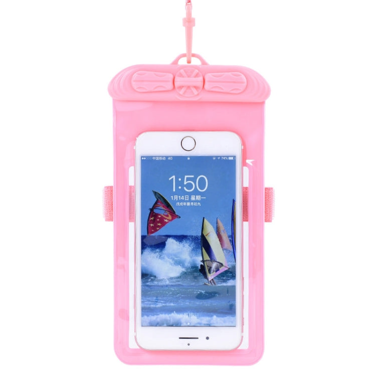 Tteoobl Diving Phone Waterproof Bag Can Be Hung Neck Or Tied Arm, Size: Large(Pink) - Waterproof Bag by Tteoobl | Online Shopping South Africa | PMC Jewellery | Buy Now Pay Later Mobicred