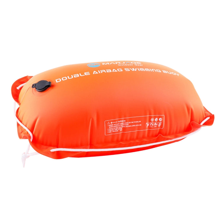 MARJAQE  Single Air Bag Safety Training Swimming Buoy with Waist Belt(Orange) - Water Safety Products by PMC Jewellery | Online Shopping South Africa | PMC Jewellery