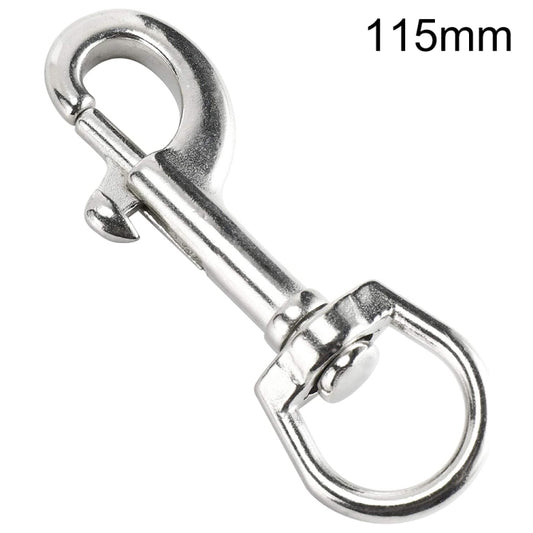 Stainless Steel Swivel Single Hook Pet Leash Hook, Specification: 115mm - Hooks by PMC Jewellery | Online Shopping South Africa | PMC Jewellery | Buy Now Pay Later Mobicred