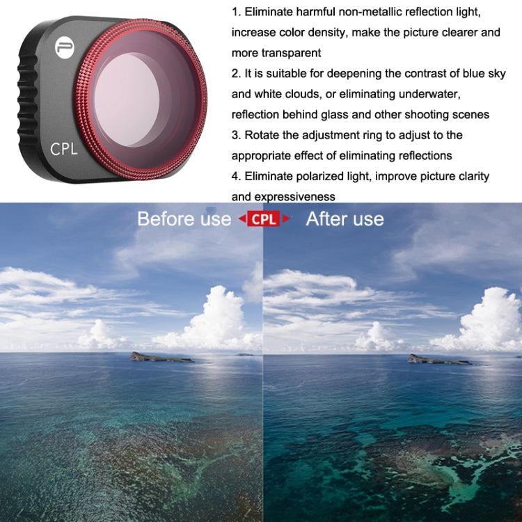 CPL PGYTECH Filter Protecting Lens And Sensor For DJI Mini 3 Pro - free shipping - PMC TechLife - Order now!
