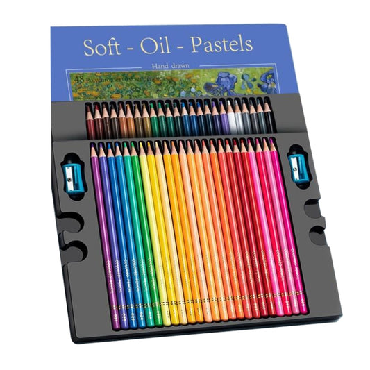 48 Colors Oily Bright Color Pencil Studio Special Set Classic Model - Art Supplies by PMC Jewellery | Online Shopping South Africa | PMC Jewellery | Buy Now Pay Later Mobicred