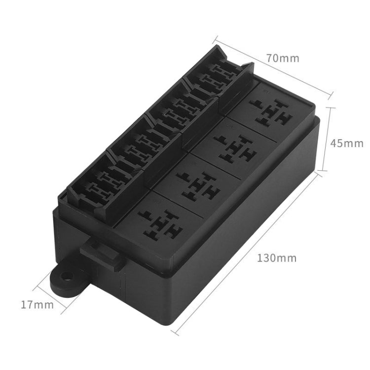 TF008-10 12V 4Pin Relay Car RV Radiography Sound Modified Electromagnetic Insurance Box - Relays by PMC Jewellery | Online Shopping South Africa | PMC Jewellery