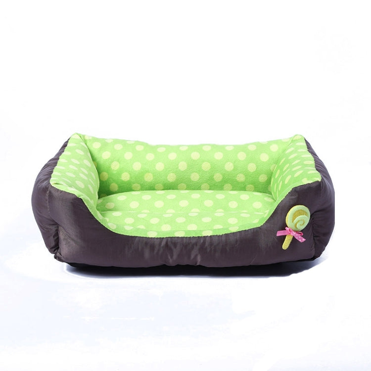 Cartoon Pet Kennel Square Cushion For Small And Medium Pet, Specification: L(Green) - Beds by PMC TechLife | Online Shopping South Africa | PMC TechLife | Buy Now Pay Later Mobicred