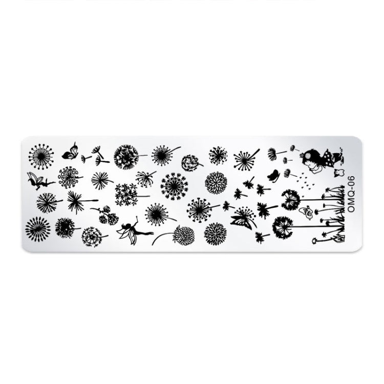 5 PCS Nail Art Print Template Nail Art Tools(OMQ-06) - Nail Art Equipment by PMC Jewellery | Online Shopping South Africa | PMC Jewellery | Buy Now Pay Later Mobicred