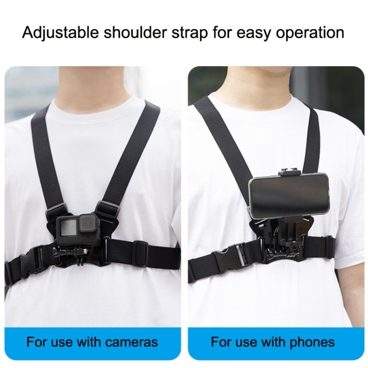 TELESIN GP-CGP-T07 For GoPro / OSMO Action Riding Skiing Shoulder Strap Chest Belt Sports Camera Accessories - Chest Belt by TELESIN | Online Shopping South Africa | PMC Jewellery | Buy Now Pay Later Mobicred