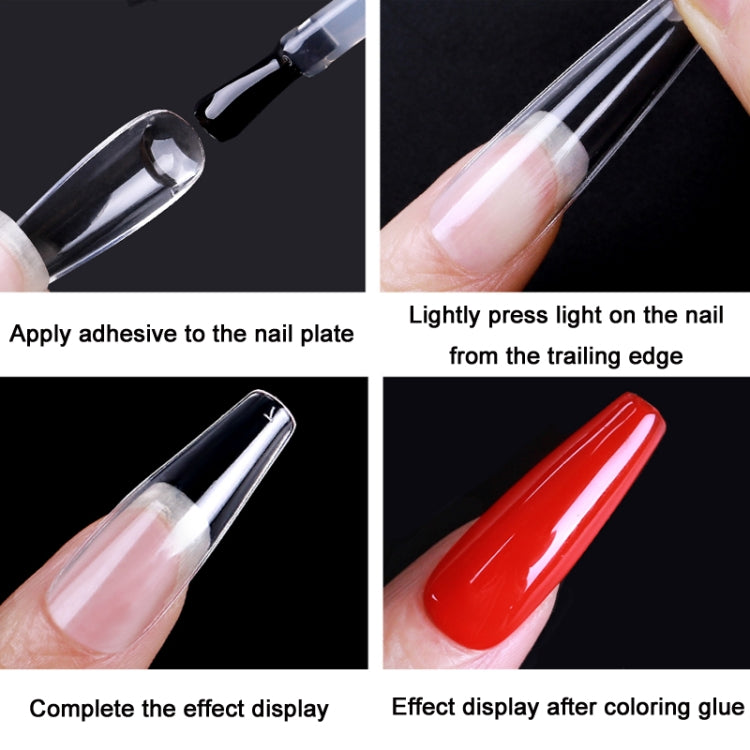 Scratch-free Ultra-thin Seamless Manicure Nail Plate, Shape: 04 Half Sand Short Water Drop - free shipping - PMC Jewellery - Order now!