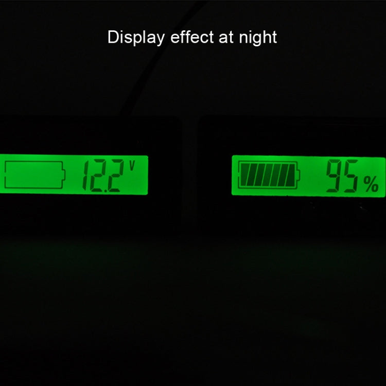 L6133 LCD Electric Motorcycle Power Display, Style: Button Rear Green Backlight - Electrical Instruments by PMC TechLife | Online Shopping South Africa | PMC TechLife | Buy Now Pay Later Mobicred