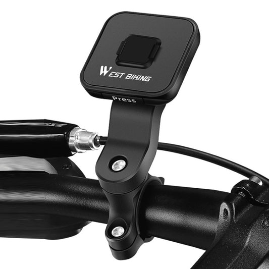 WEST BIKING YP0715060 Bicycle Strong Magnetic Attraction 360 Degree Rotating Navigation Phone Bracket(Black) - Holders by WEST BIKING | Online Shopping South Africa | PMC Jewellery | Buy Now Pay Later Mobicred