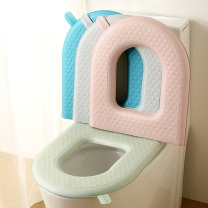 Household Thickened Waterproof Washable Toilet Seat, Color: Gray - Bath Mats by PMC Jewellery | Online Shopping South Africa | PMC Jewellery