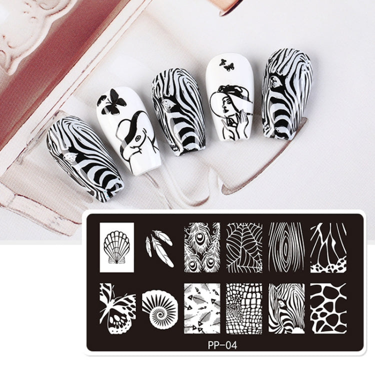 Butterfly Dream Nail Art Printed Steel Plate(E084-5) - Nail Stickers by PMC Jewellery | Online Shopping South Africa | PMC Jewellery | Buy Now Pay Later Mobicred