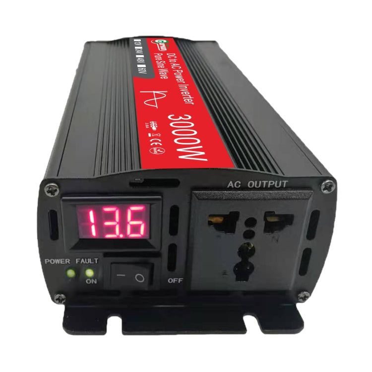 Gurxun Sine Wave Inverter 3000W 12/24/48/60V To 220V Car Boost Converter, Specification: 60V-220V - Pure Sine Wave by PMC Jewellery | Online Shopping South Africa | PMC Jewellery | Buy Now Pay Later Mobicred