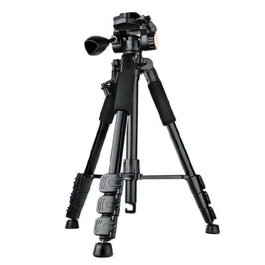 QingZhuangShiDai Q111 Aluminum Alloy Mobile Phone Camera Photography Tripod(Black) - Tripods by QingZhuangShiDai | Online Shopping South Africa | PMC Jewellery | Buy Now Pay Later Mobicred