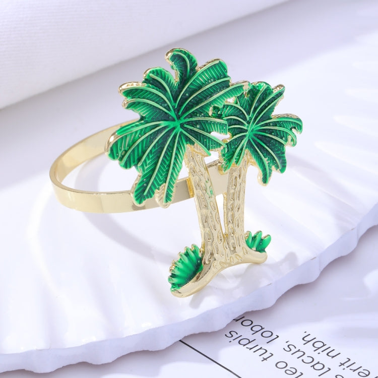 Western Restaurant Coconut Tree Metal  Napkin Ring(Z1074) - Table Decoration & Accessores by PMC Jewellery | Online Shopping South Africa | PMC Jewellery