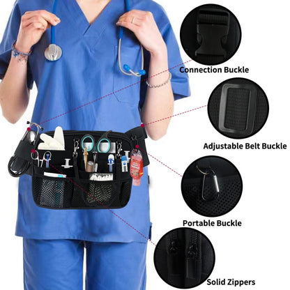 Nurses Tools Storage Bag Portable Multifunctional Nurse Pack Bag - Waist Bags by PMC Jewellery | Online Shopping South Africa | PMC Jewellery