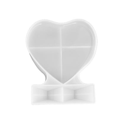 Heart-shaped Square Photo Frame Display DIY Silicone Mould, Spec: S (Heart-shaped) - Arts & Crafts by PMC Jewellery | Online Shopping South Africa | PMC Jewellery