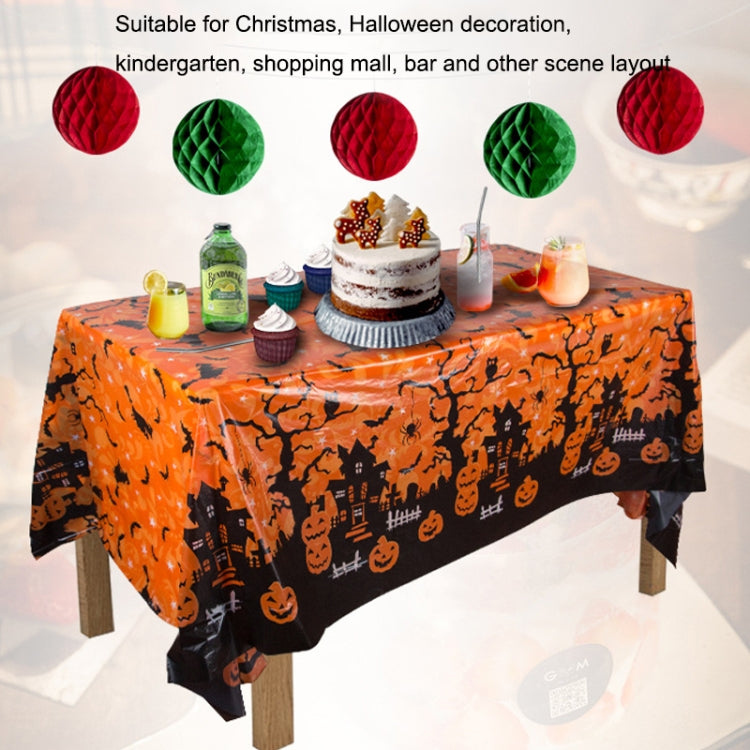 Christmas Halloween Party Event Decoration Tablecloth(Red Snowman) - Prop Decorations by PMC Jewellery | Online Shopping South Africa | PMC Jewellery